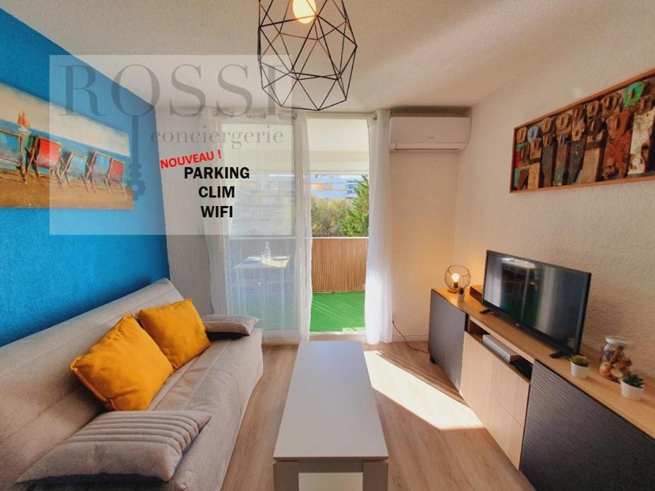 Suite Maya Parking Clim Wifi Centre-Ville Et Port - Rossiconciergerie - Linge Inclus La Grande Motte Exterior foto